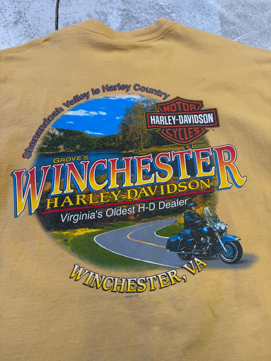 00s 할리데이비슨  winchester 반팔티 USA 상품이미지6