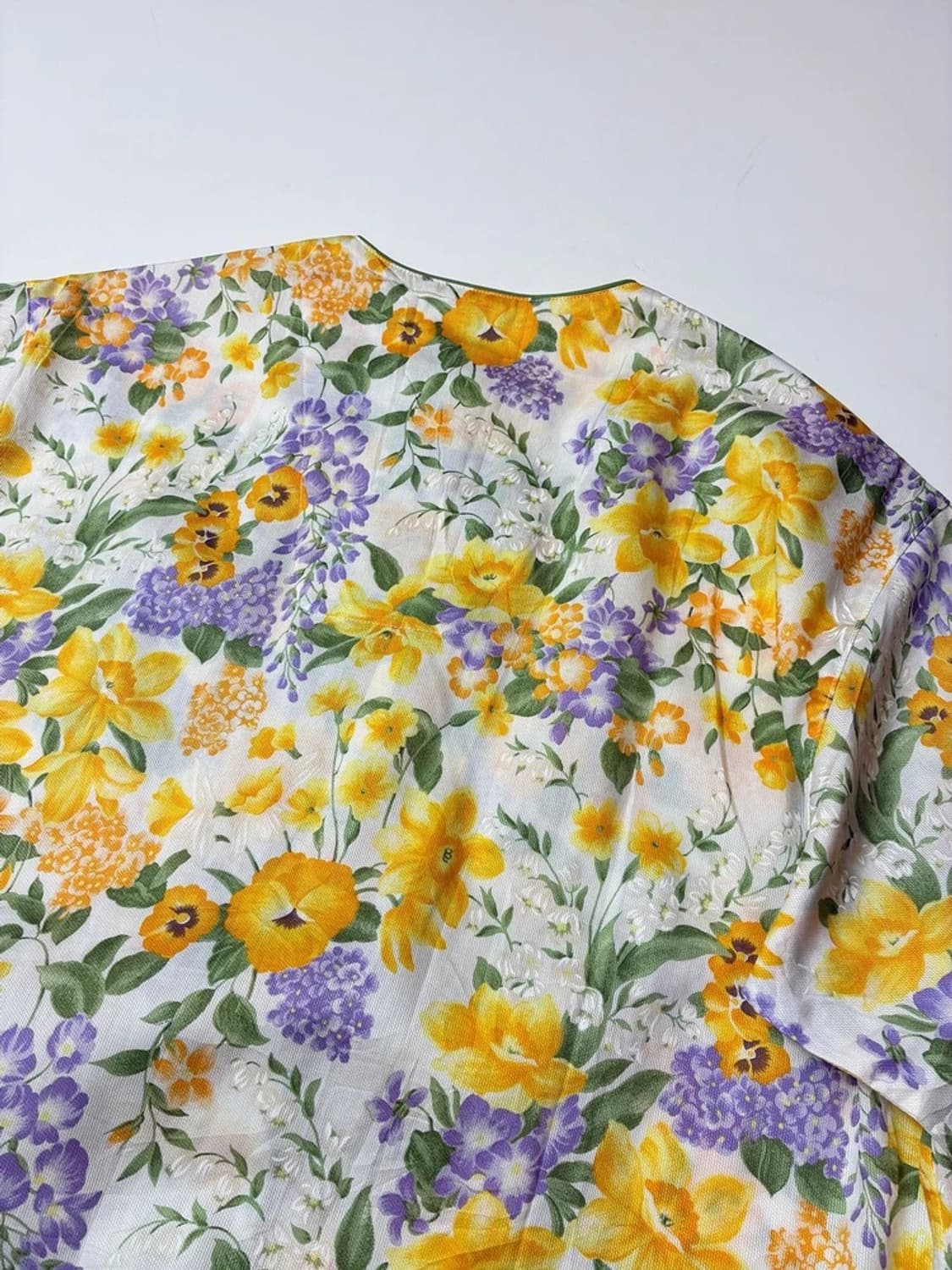 입생로랑 YSL 90's 재팬 플로럴 반팔 블라우스 PN8599 상품이미지5