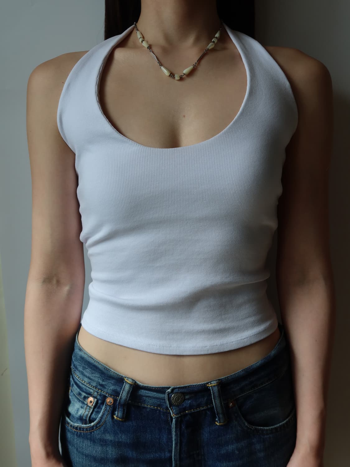 sliver star drop necklace 상품이미지2