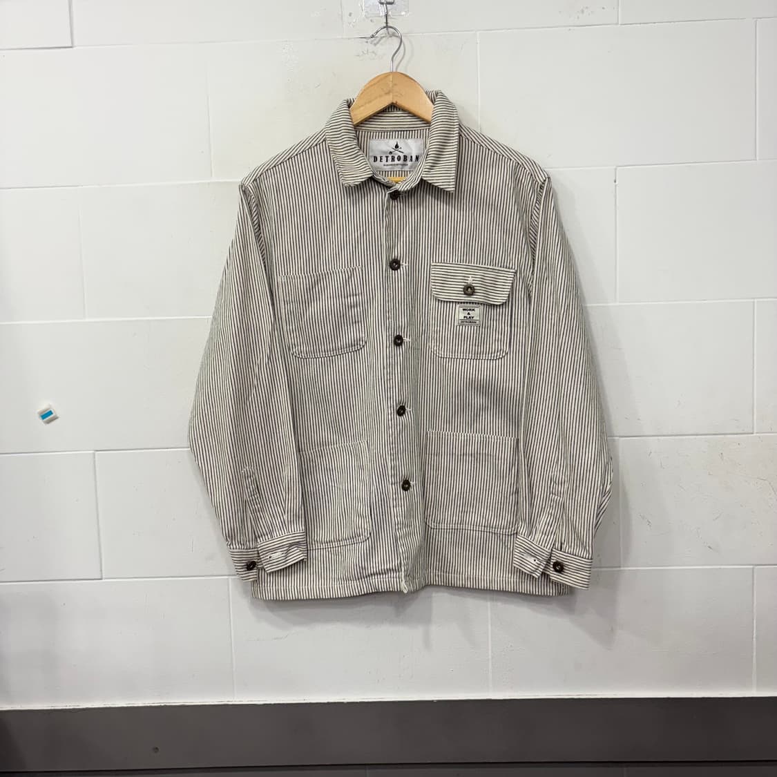 스트라이프 워크 자켓 상품이미지1