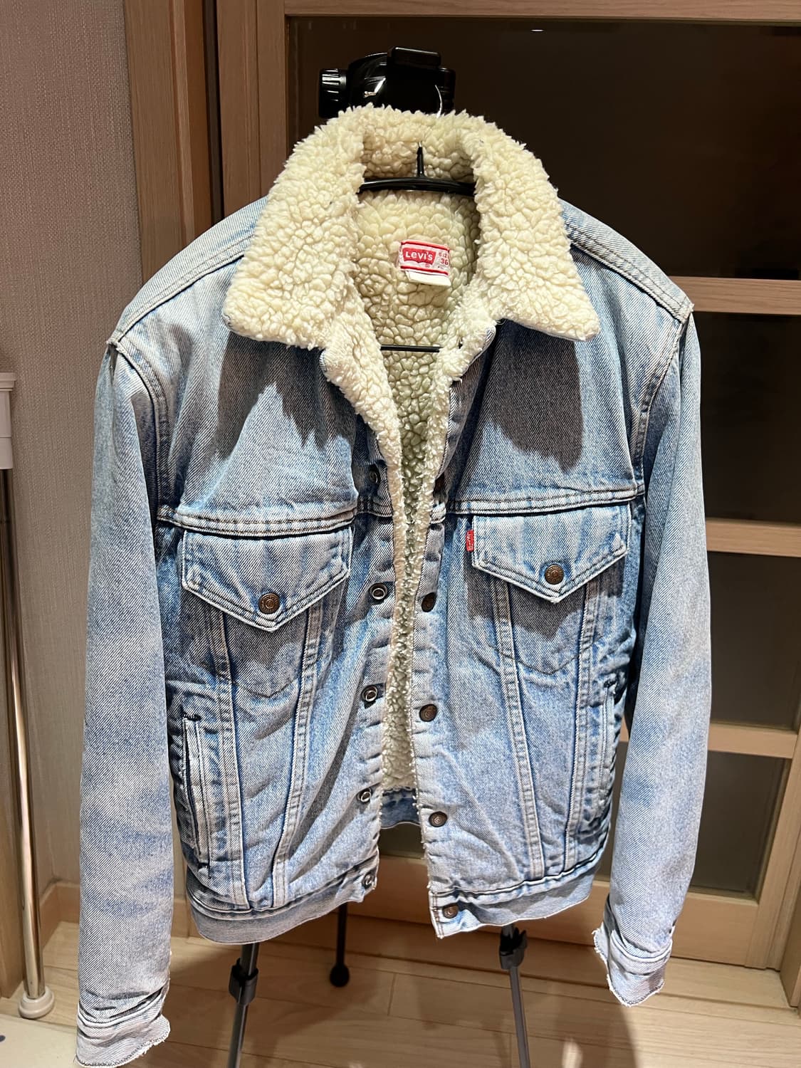 리바이스/ usa 빈티지 쉐르파 트러커 자켓 / 38 상품이미지4