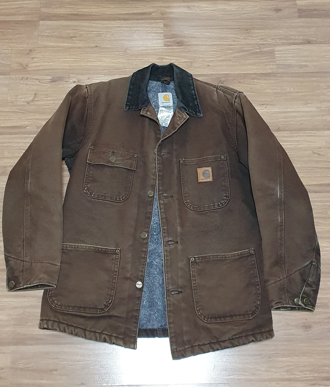 [s]칼하트 c02 DKB 샌드스톤 초어코트 미시건자켓 상품이미지7