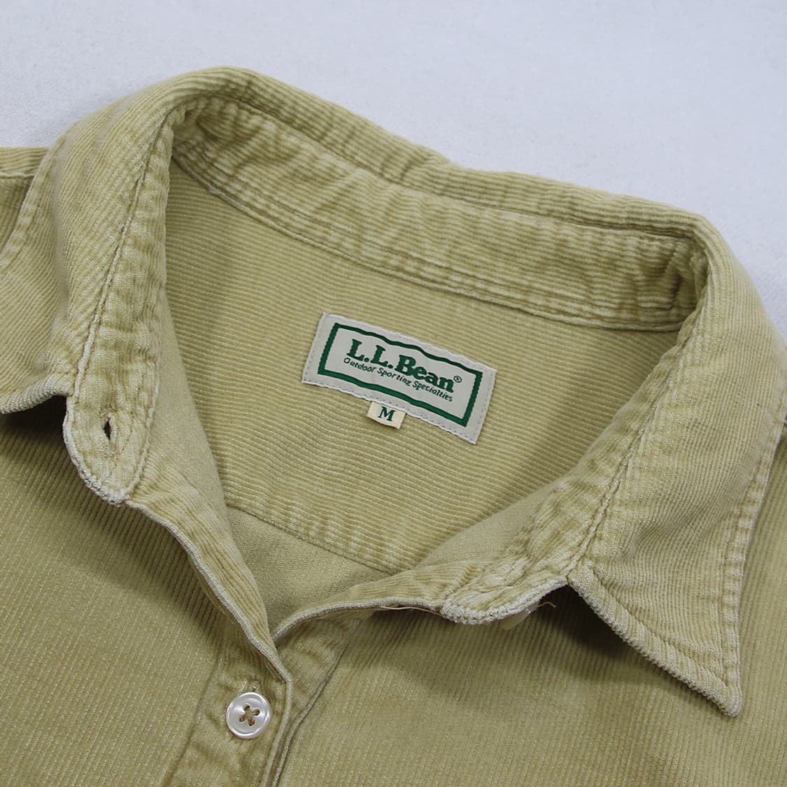 (착용컷) L.L.Bean 코듀로이 하프 오픈 셔츠 (여성용 M) 상품이미지7