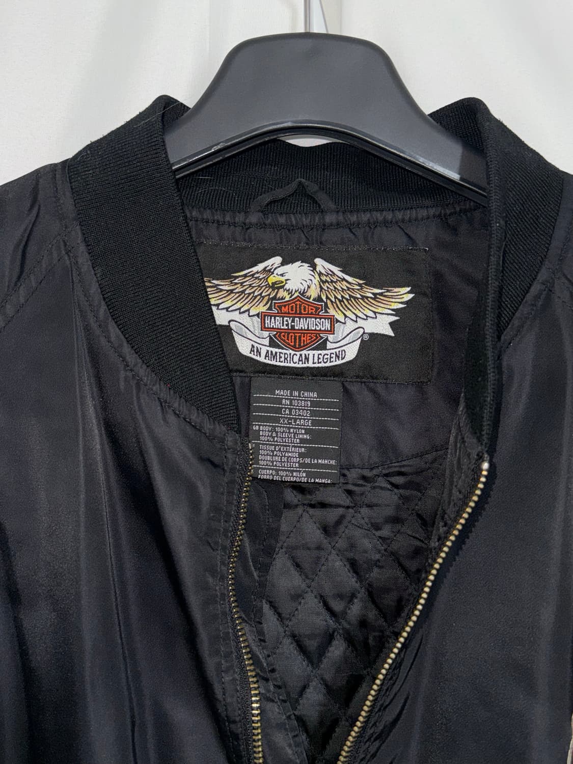 할리데이비슨 불꽃 플레임 봄버 자켓 항공점퍼  상품이미지2