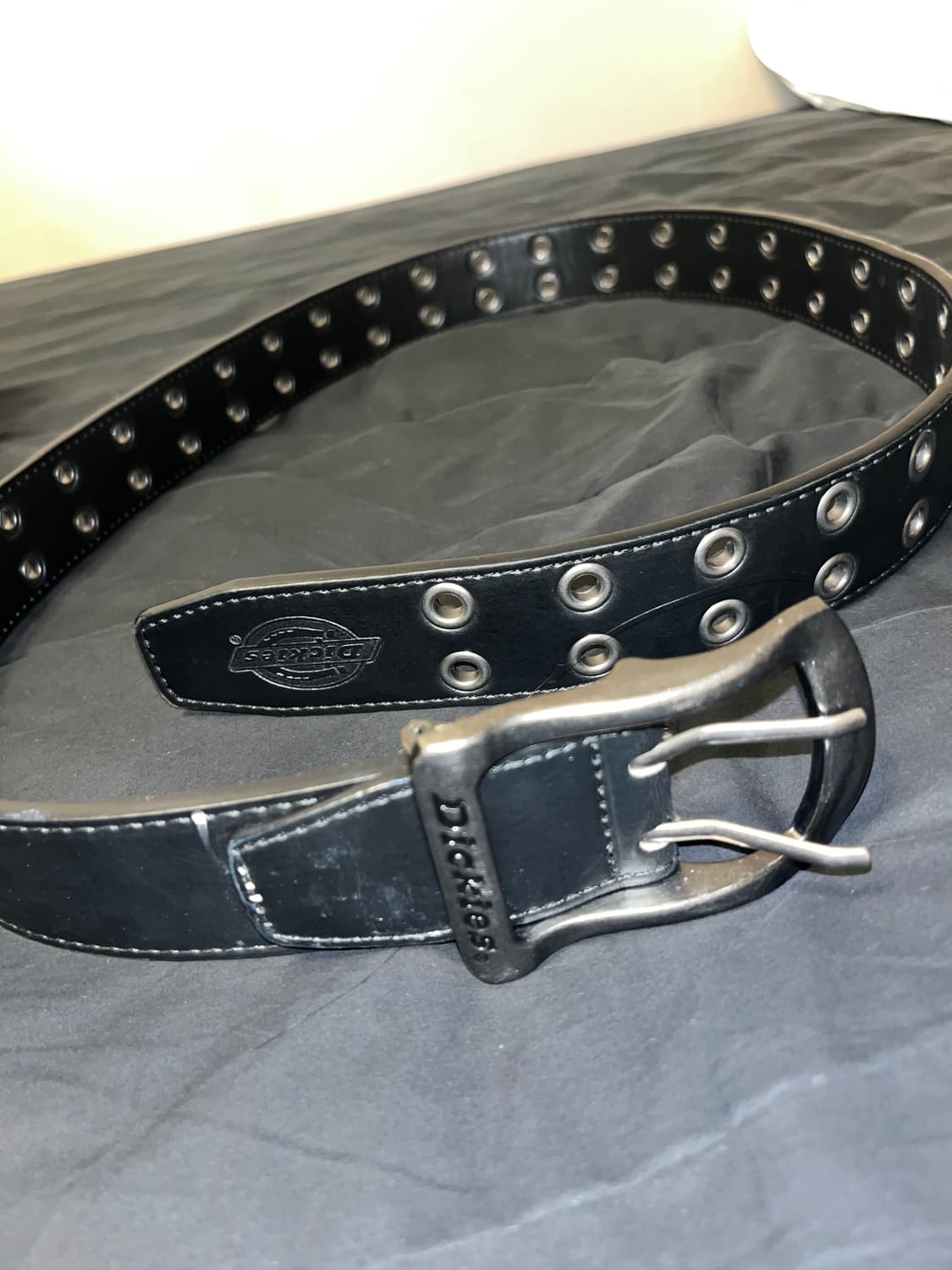 디키즈 아일렛 레더 벨트 블랙 상품이미지1