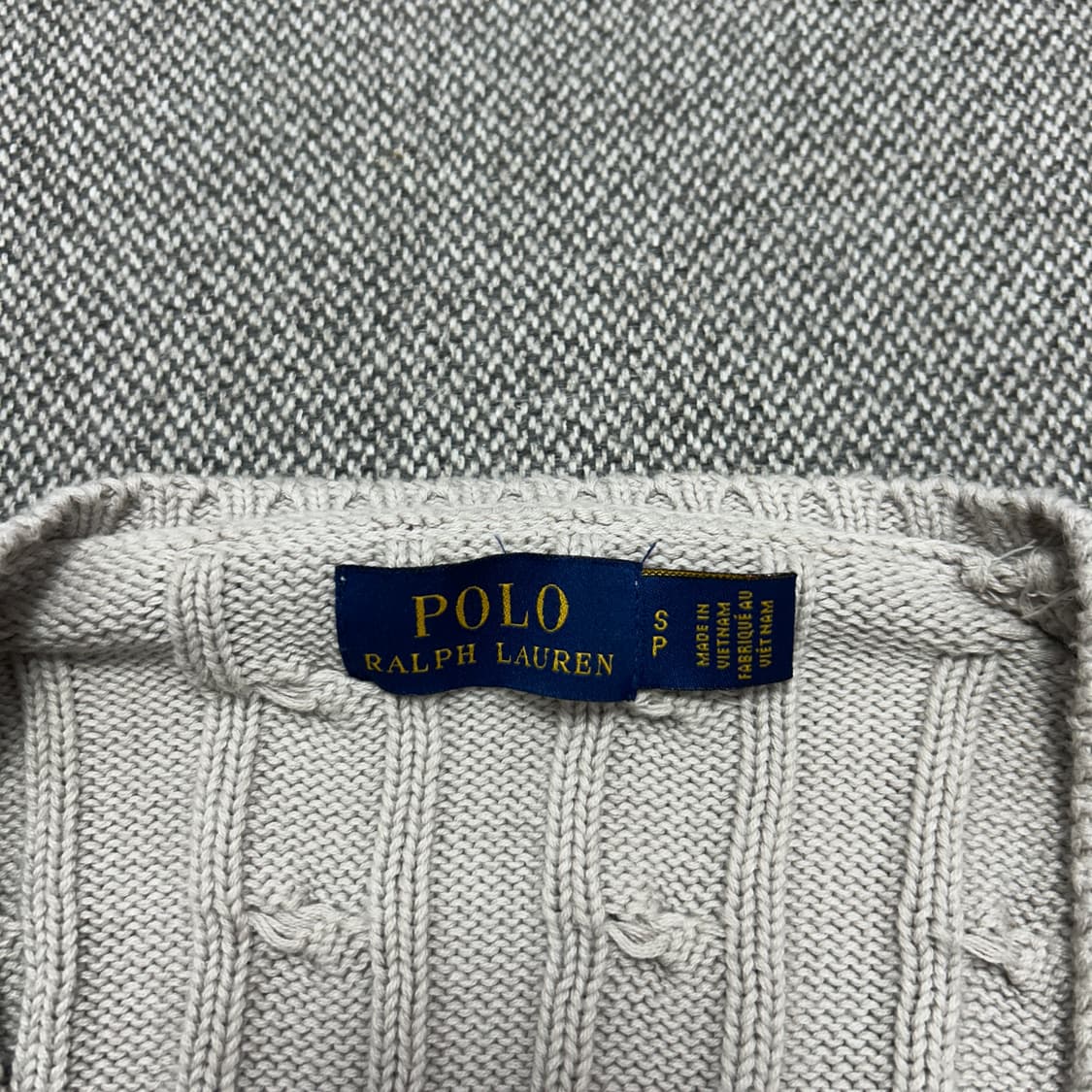 폴로 우먼스 케이블니트(S) 상품이미지2