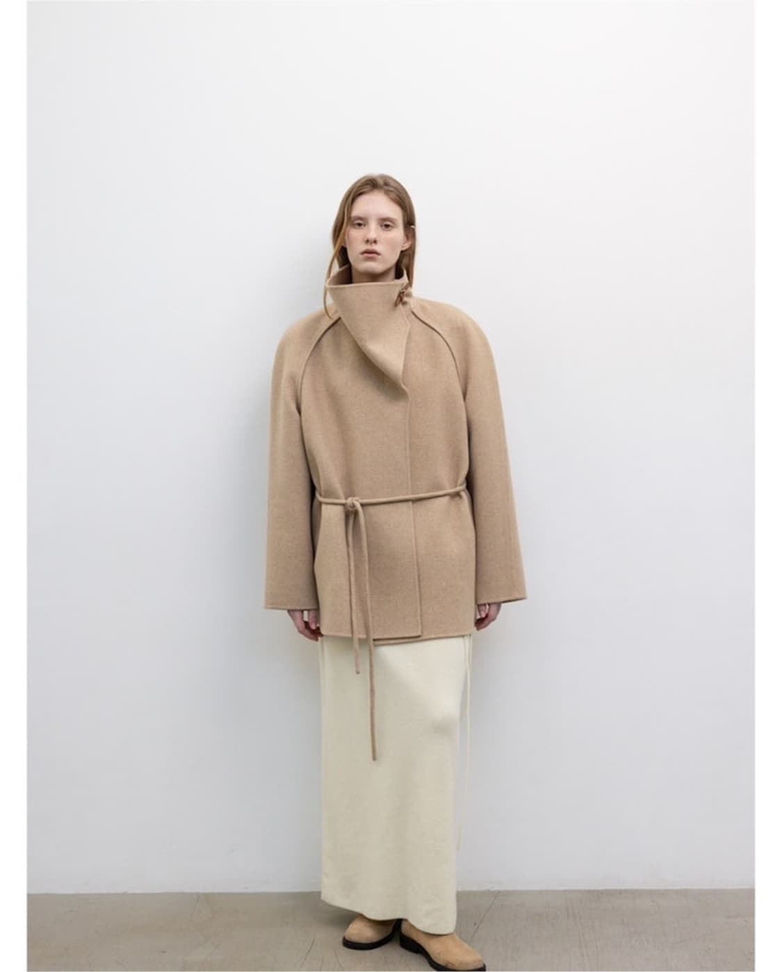 Le17septembre COWL NECK  HALF COAT 상품이미지1