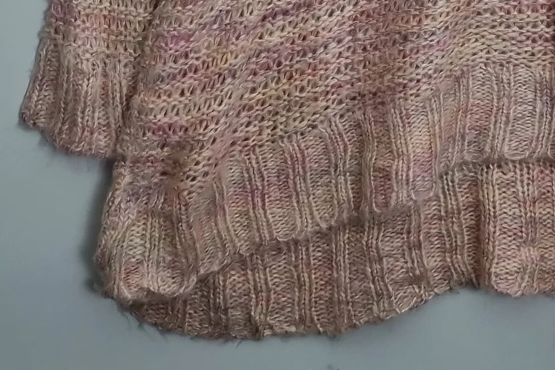 amy ♥ fam 라이트 핑크 롱니트  상품이미지8