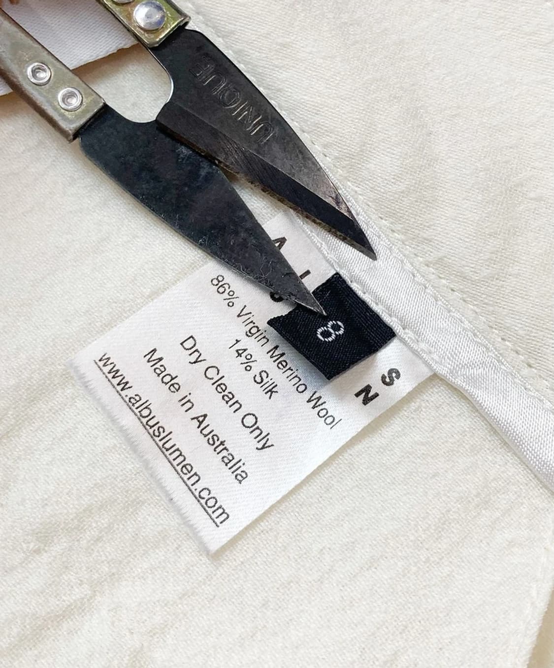 알버스루멘 ALBUS LUMEN 메리노울 실크 팬츠 PN5027 상품이미지8