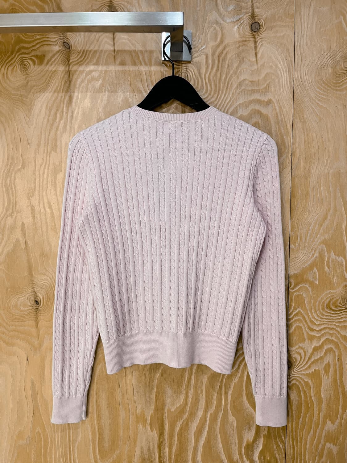 폴로 랄프 로렌 QR 라벨 케이블 가디건 상품이미지3