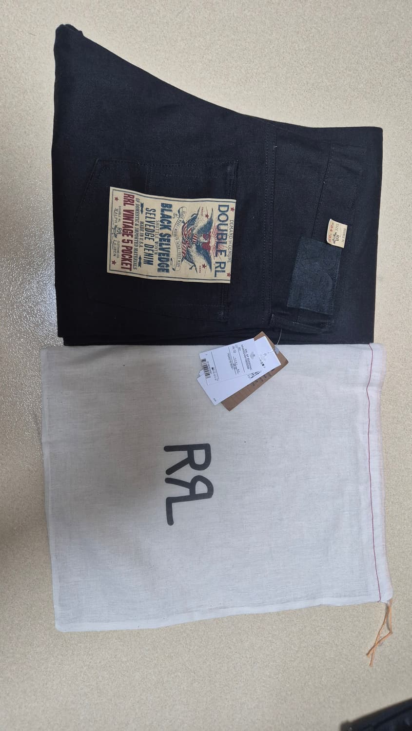 rrl 빈티지파이브포켓 블온블 34/32 상품이미지1