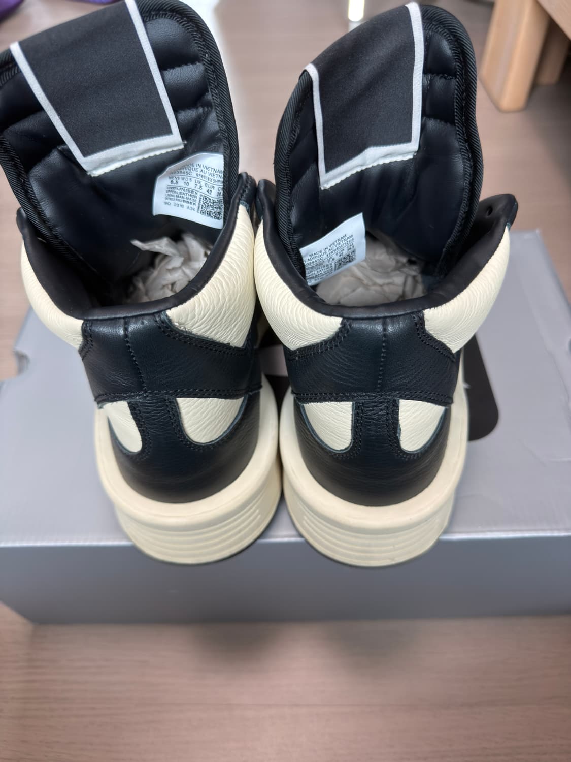 컨버스 x 다크쉐도우 터보웨폰 블랙 크림 265사이즈 상품이미지5