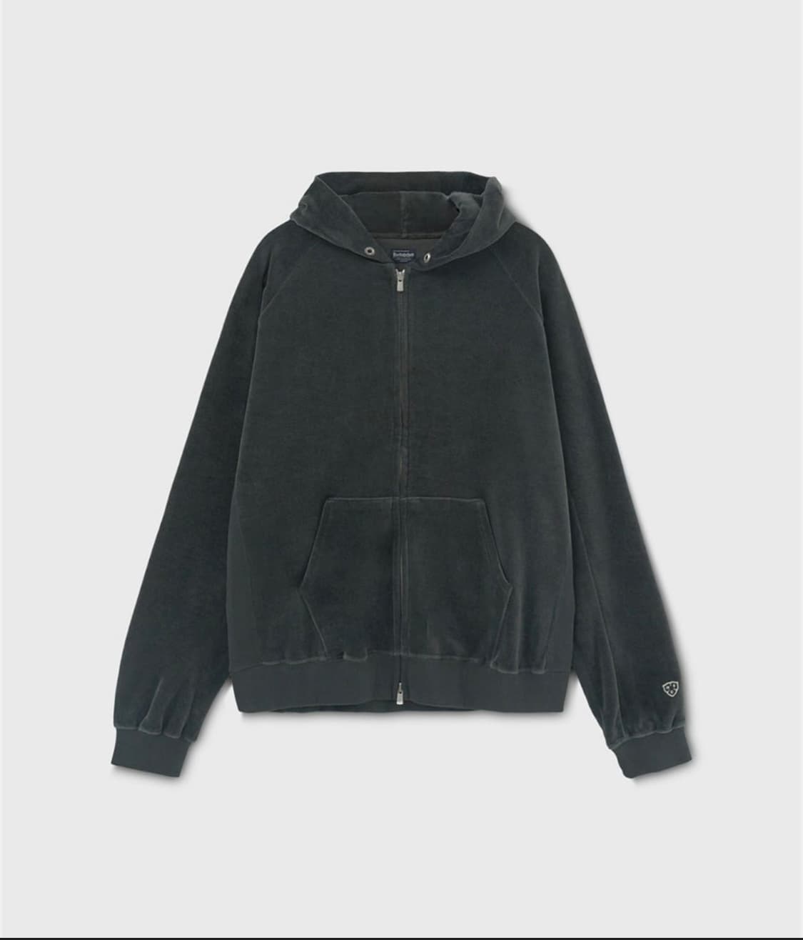 Heritagefloss Velour Zip-up Hoodie 상품이미지1