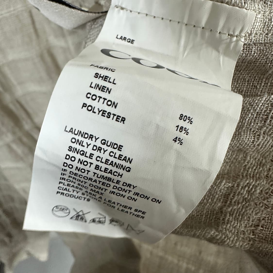 쿠어 스트라이프 리넨 블렌디드 릴렉스 셔츠 상품이미지4