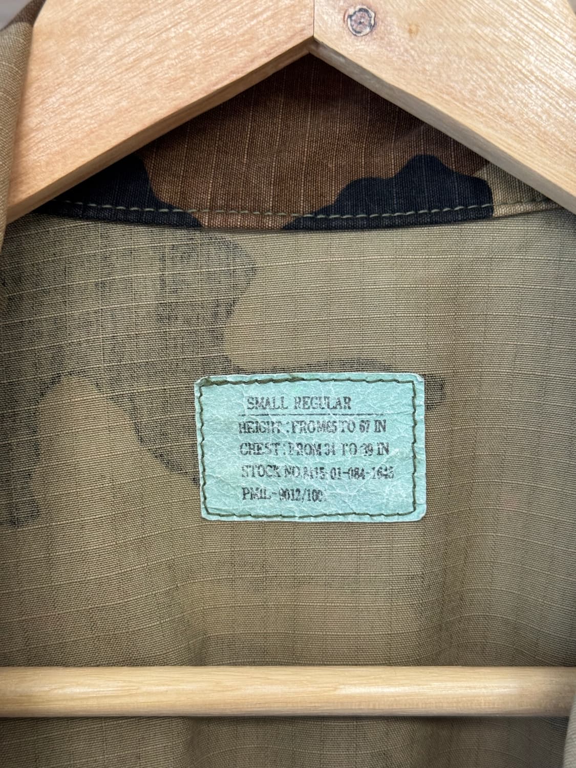 (103)미군 퍼티그자켓 우드랜드 전투복 야상 상의 스몰 레귤러 상품이미지3