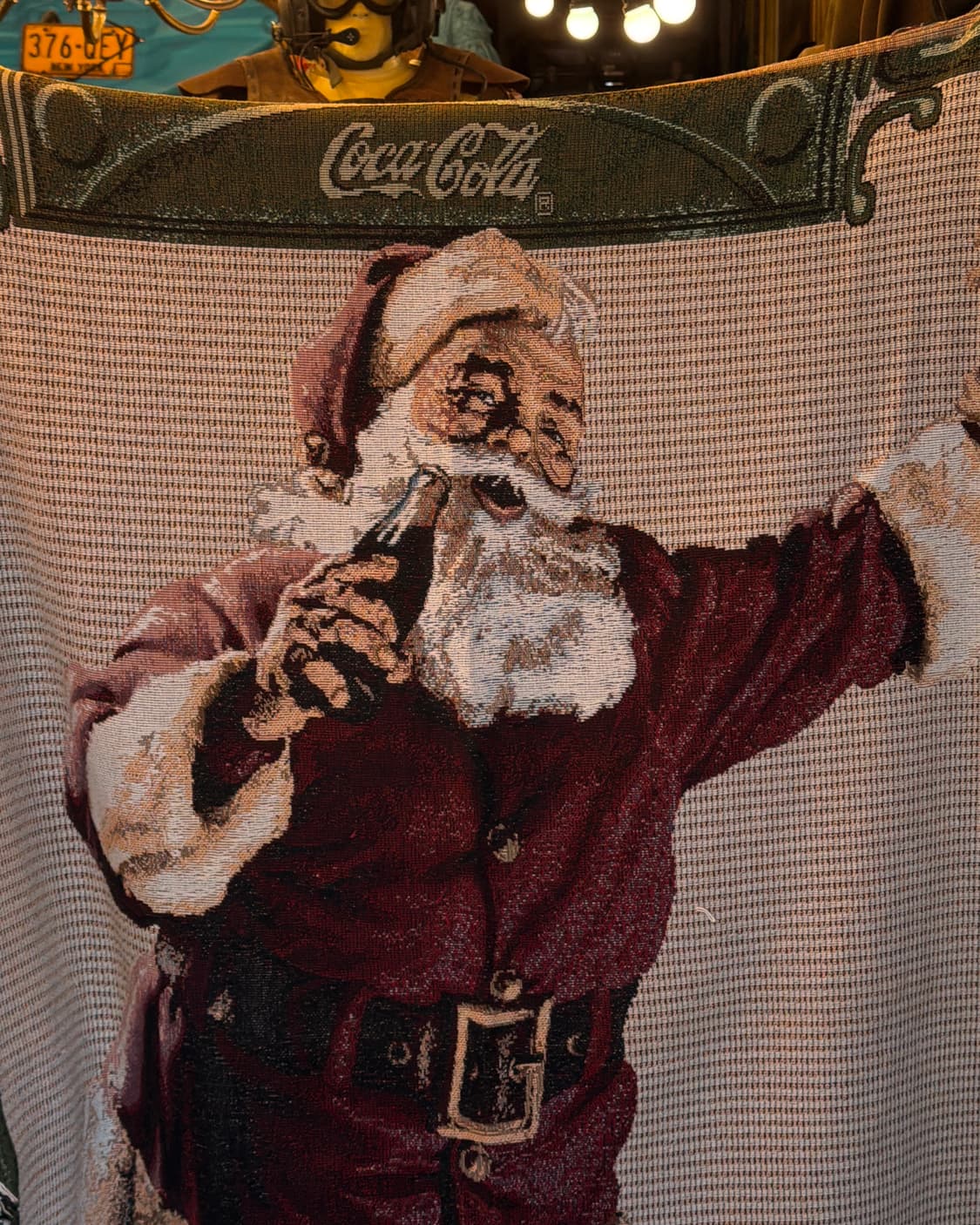 빈티지 소품 코카콜라 산타 블랭킷 상품이미지2