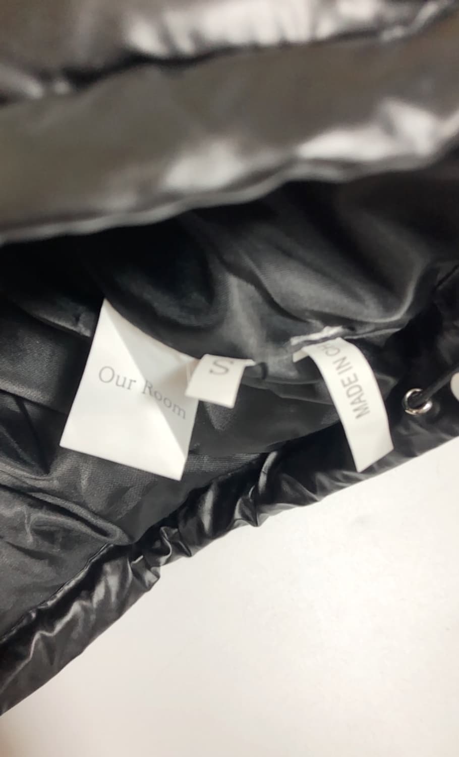 아워룸 빅하트 크롭 패딩  상품이미지6