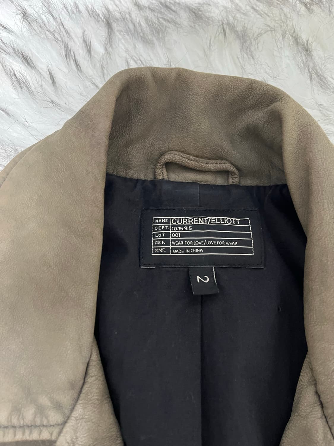 [S] Current Elliott 워싱 라이더 자켓 상품이미지4