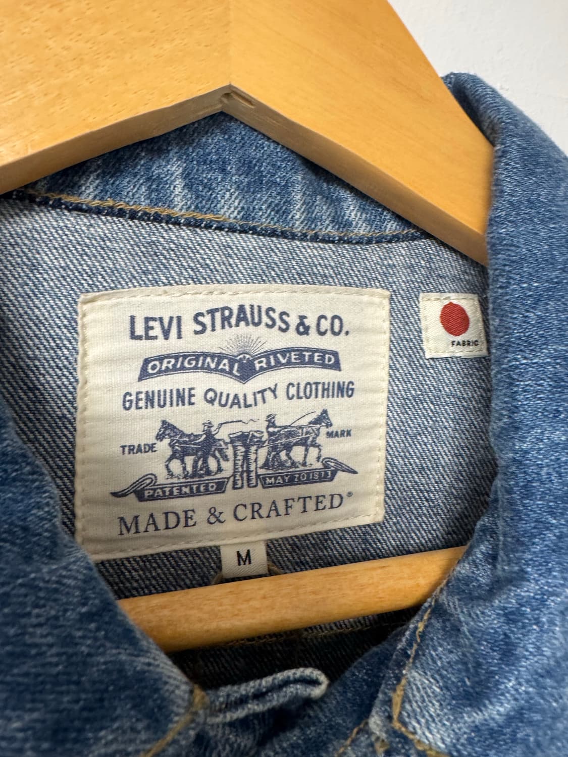 리바이스 LMC 프리미엄 블루탭 3 데님자켓 트러커자켓 M 상품이미지3