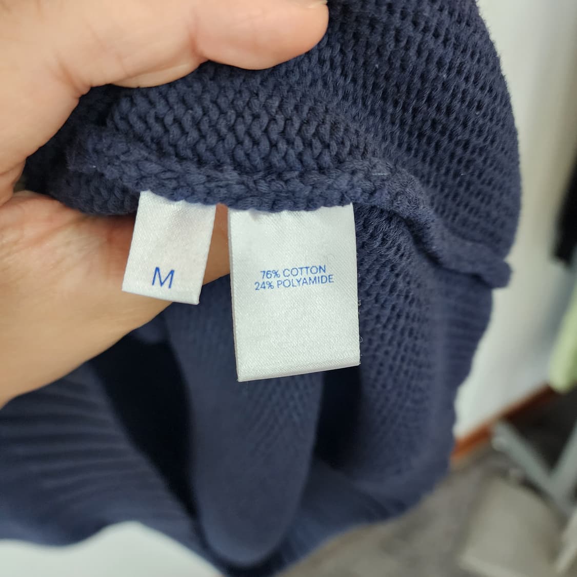 RAEY 네이비 V넥 이태리 니트 스웨터 상품이미지5