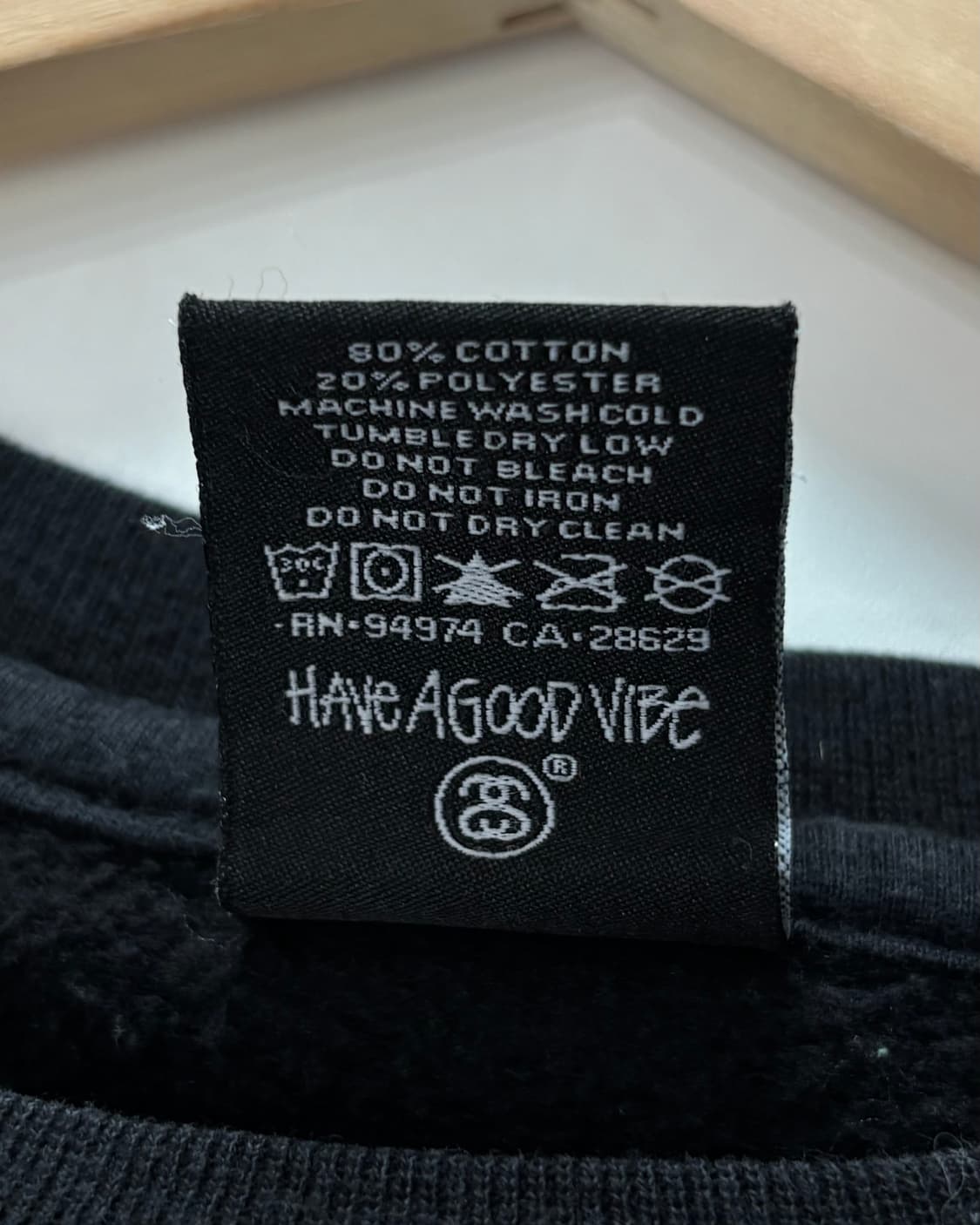 Stussy 스투시 월드투어로고 블랙컬러 맨투맨 상품이미지8