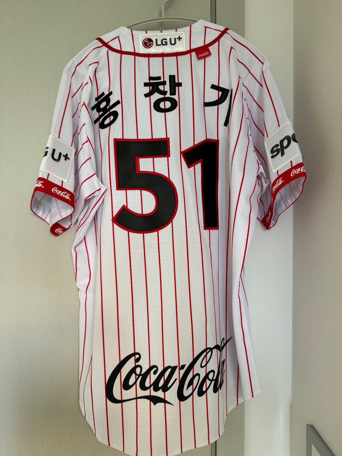 LG트윈스 코카콜라 어센틱 유니폼 홍창기 100 L 상품이미지2