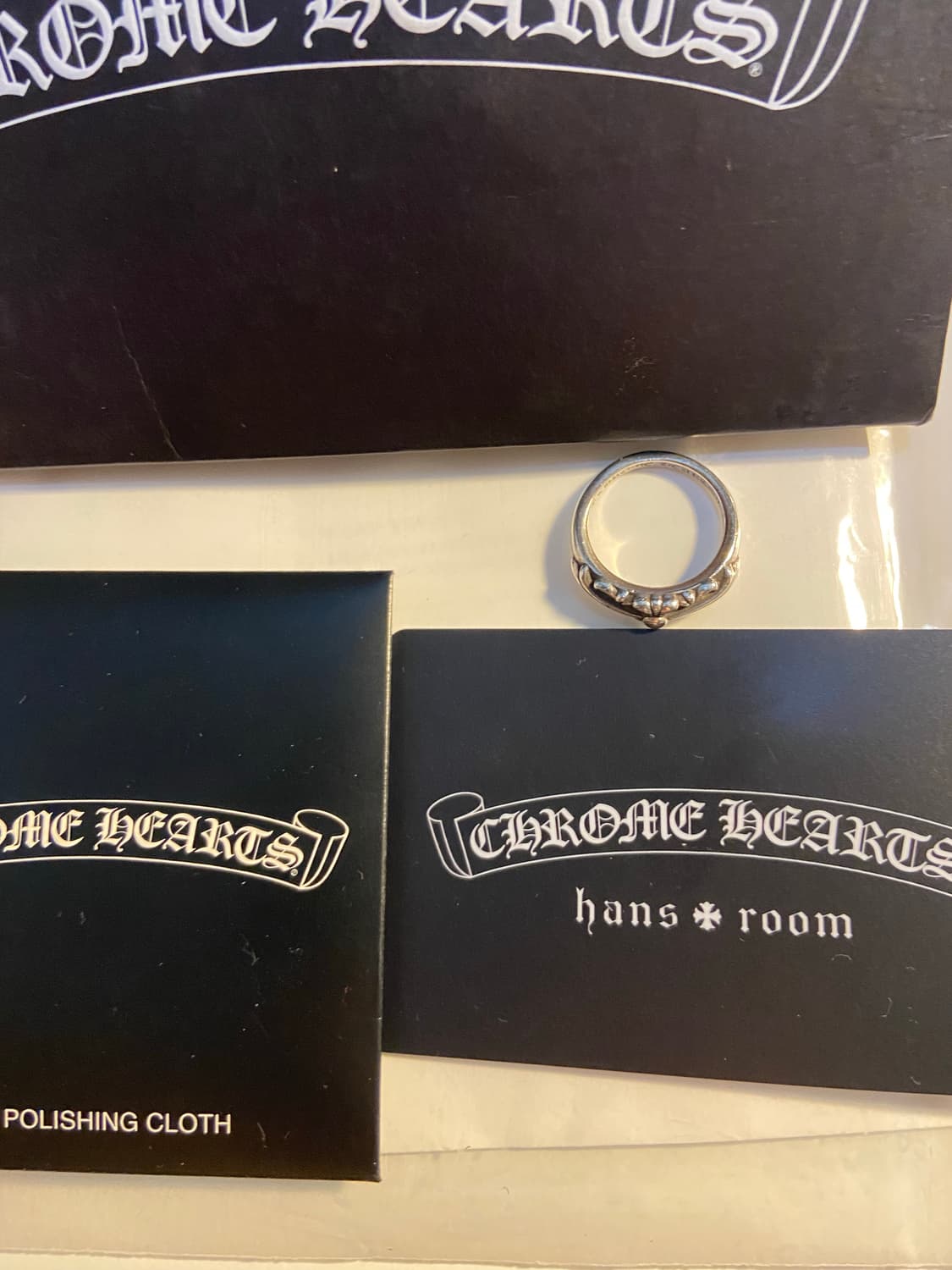 크롬하츠 베이비플로랄링 사이즈 us 7.5 상품이미지1