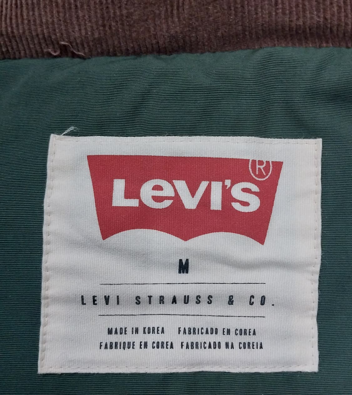 리바이스 카키 후드 퍼 패딩 (조끼분리가능) (후드분리됨) 상품이미지5