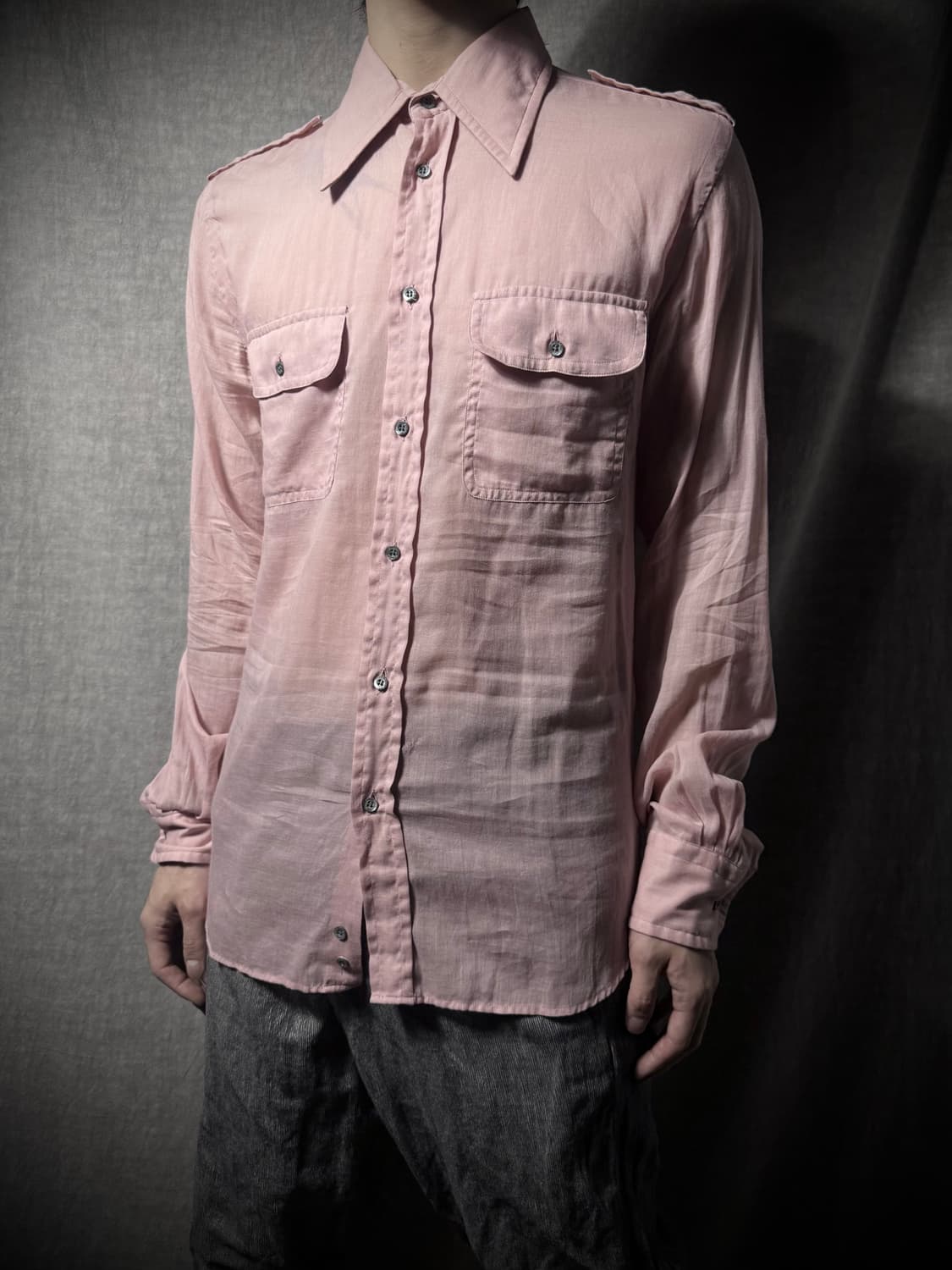 Gucci By Tom Ford Pink Safari Shirt  상품이미지2