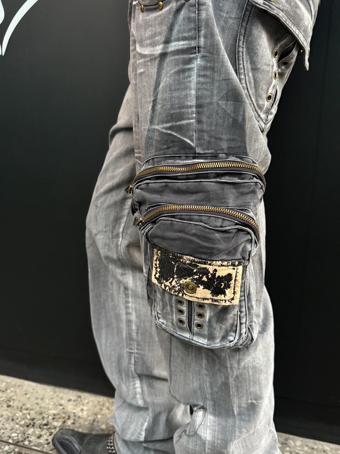 Multi Pocket Cargo Denim Pants 상품이미지4