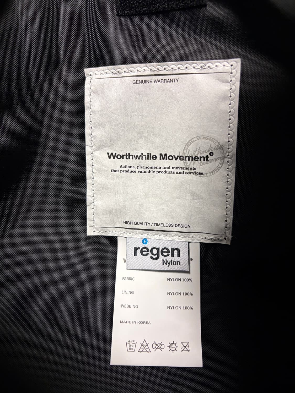 월스와일무브먼트 도큐먼트 백 상품이미지3