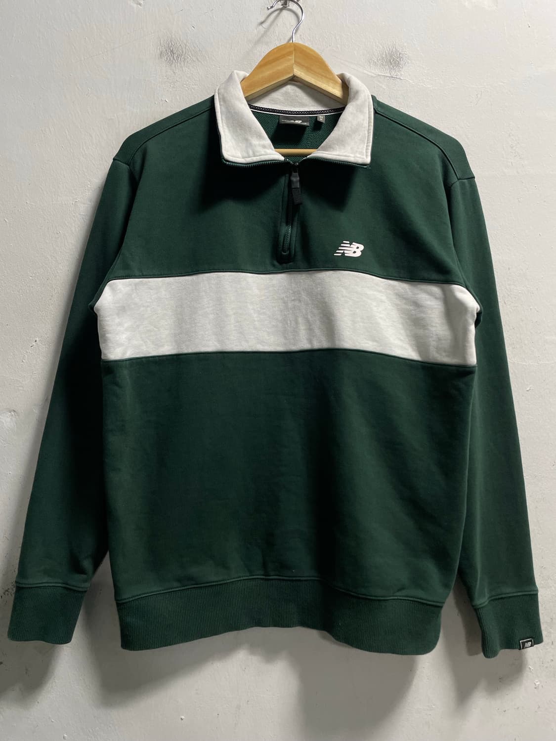 (95) 뉴발란스 스웻 카라 반집업 맨투맨 상품이미지1