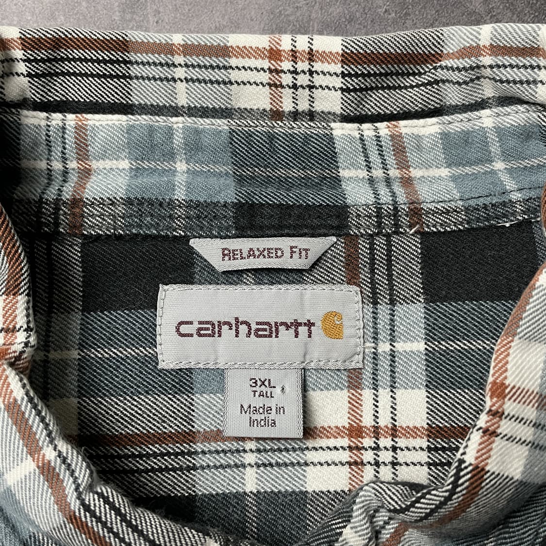 CARHARTT 칼하트 빈티지 체크 코튼 워크셔츠 상품이미지9