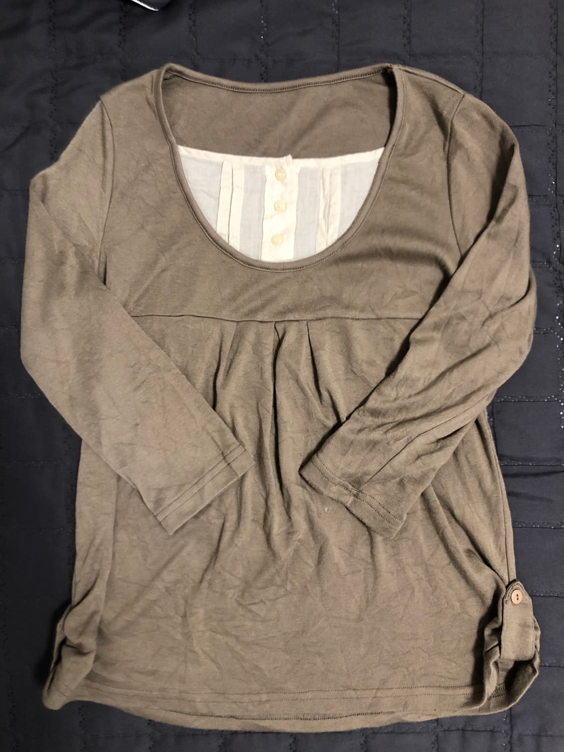 빈티지 레이어드셔링티 카모메산장코코모리닛시빈티지크루샵502파우닝133 상품이미지1