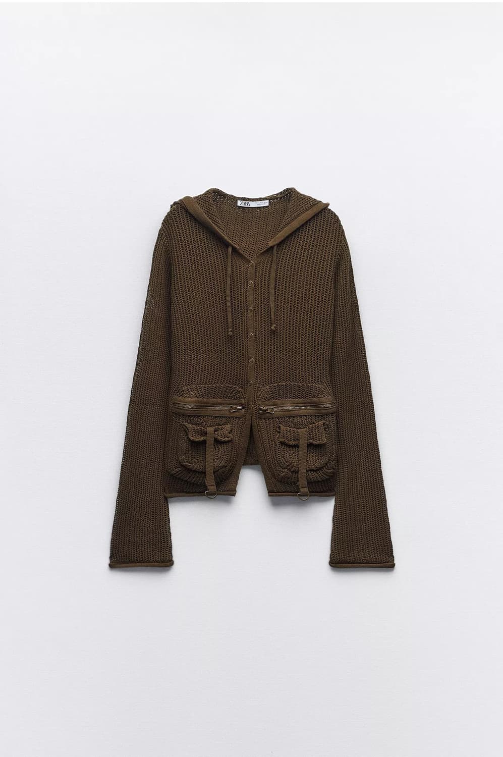 자라 후드 니트 가디건 상품이미지3