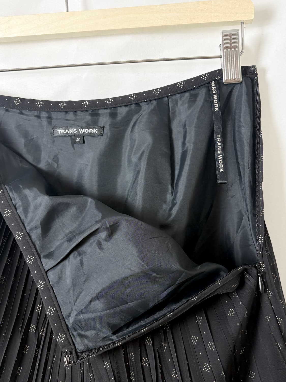 패턴 플리츠 스커트 상품이미지5