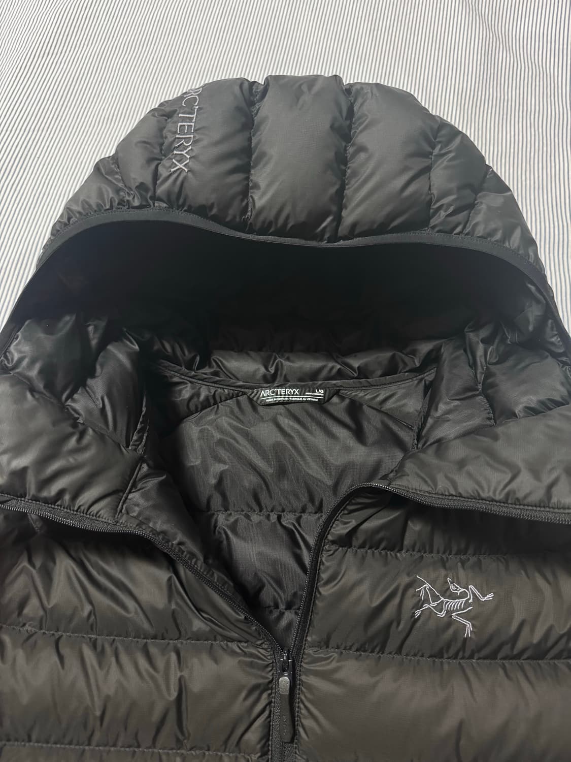 (SS급) 아크테릭스 세륨 후디 블랙 L 상품이미지5