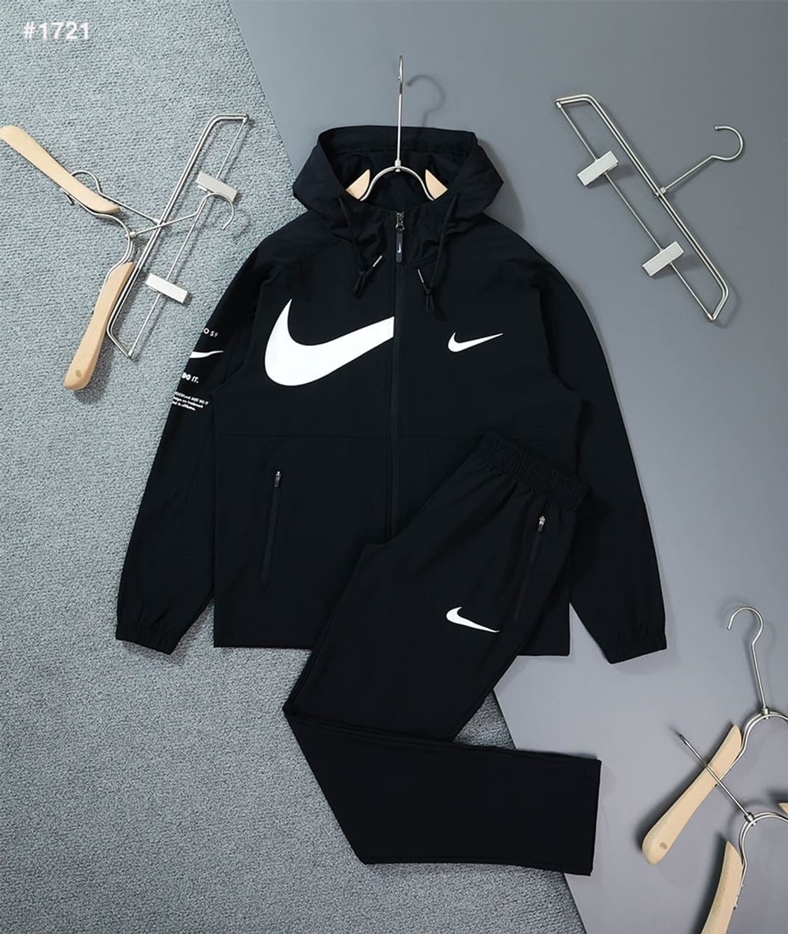 나이키x스우시 후드 집업 트레이닝 세트 상품이미지1