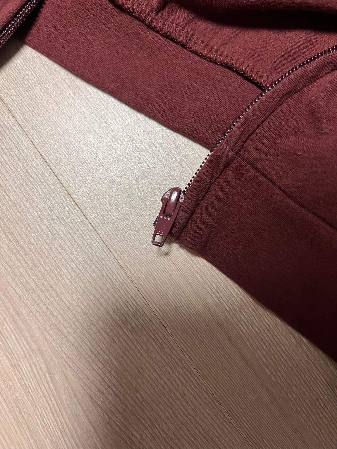 [4] 머듈 라운지 후드 집업 버건디 상품이미지5