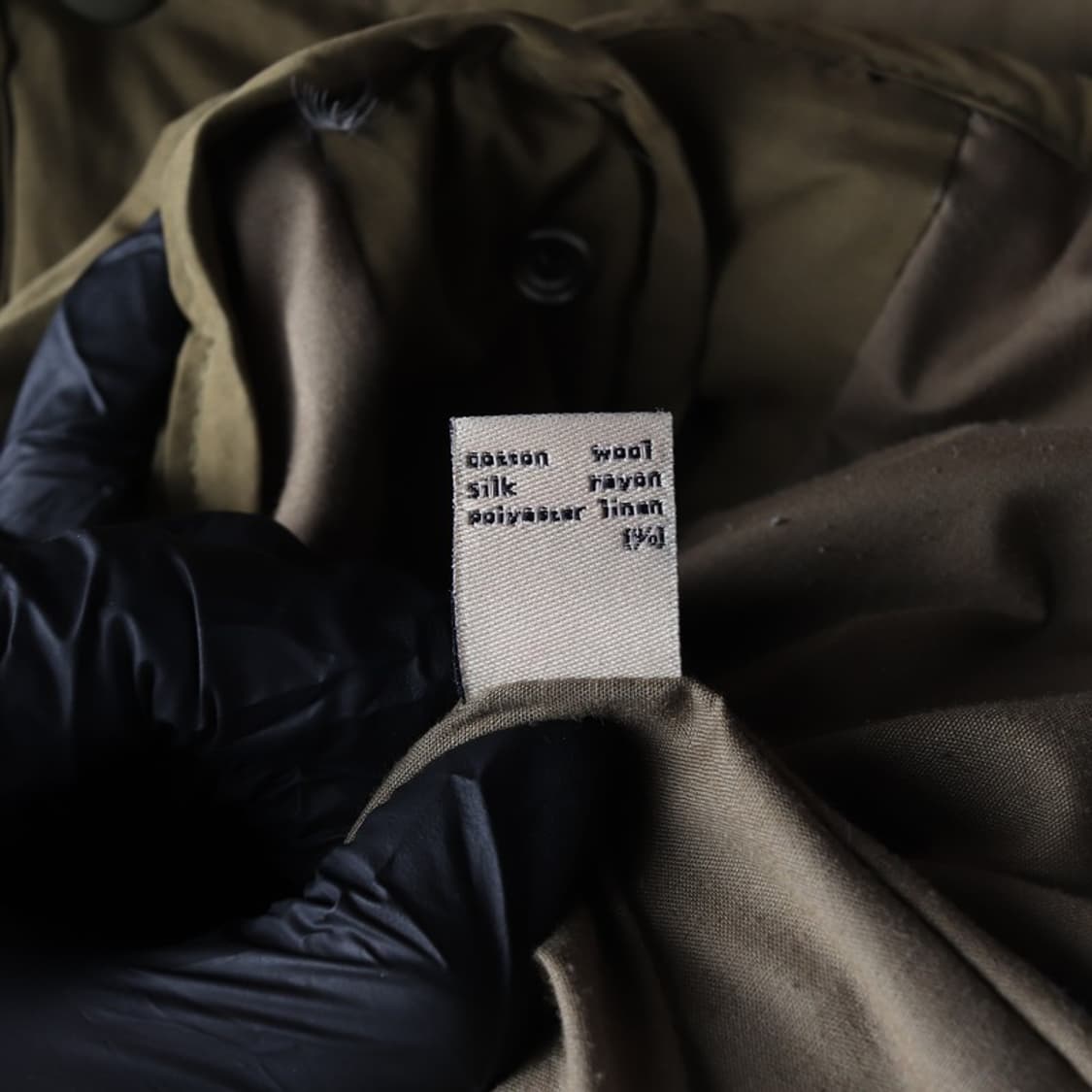 빈티지 스코틀랜드 패딩 베스트 카키 L 상품이미지7