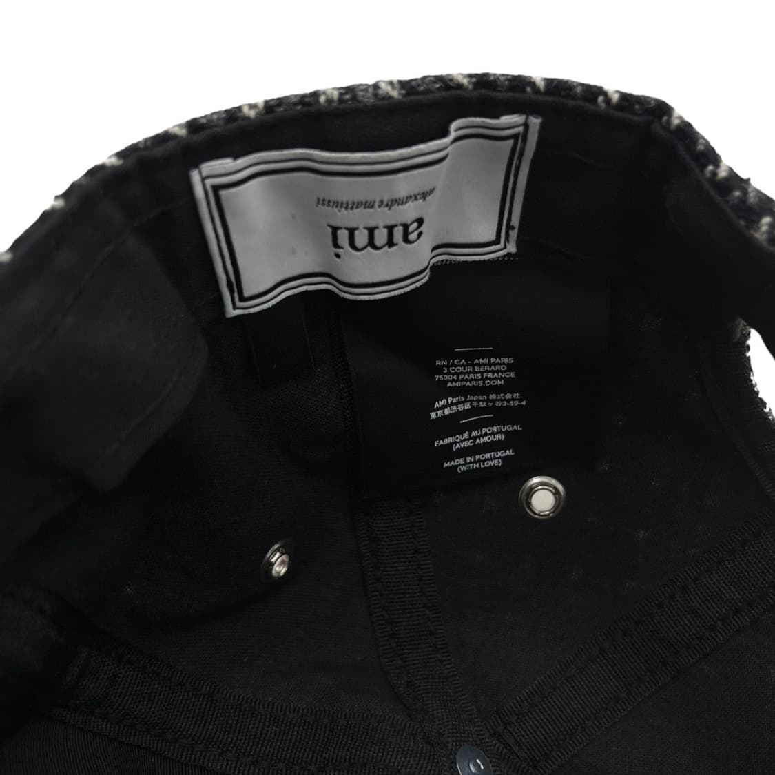 아미 재비체크 블랙 볼캡 상품이미지9