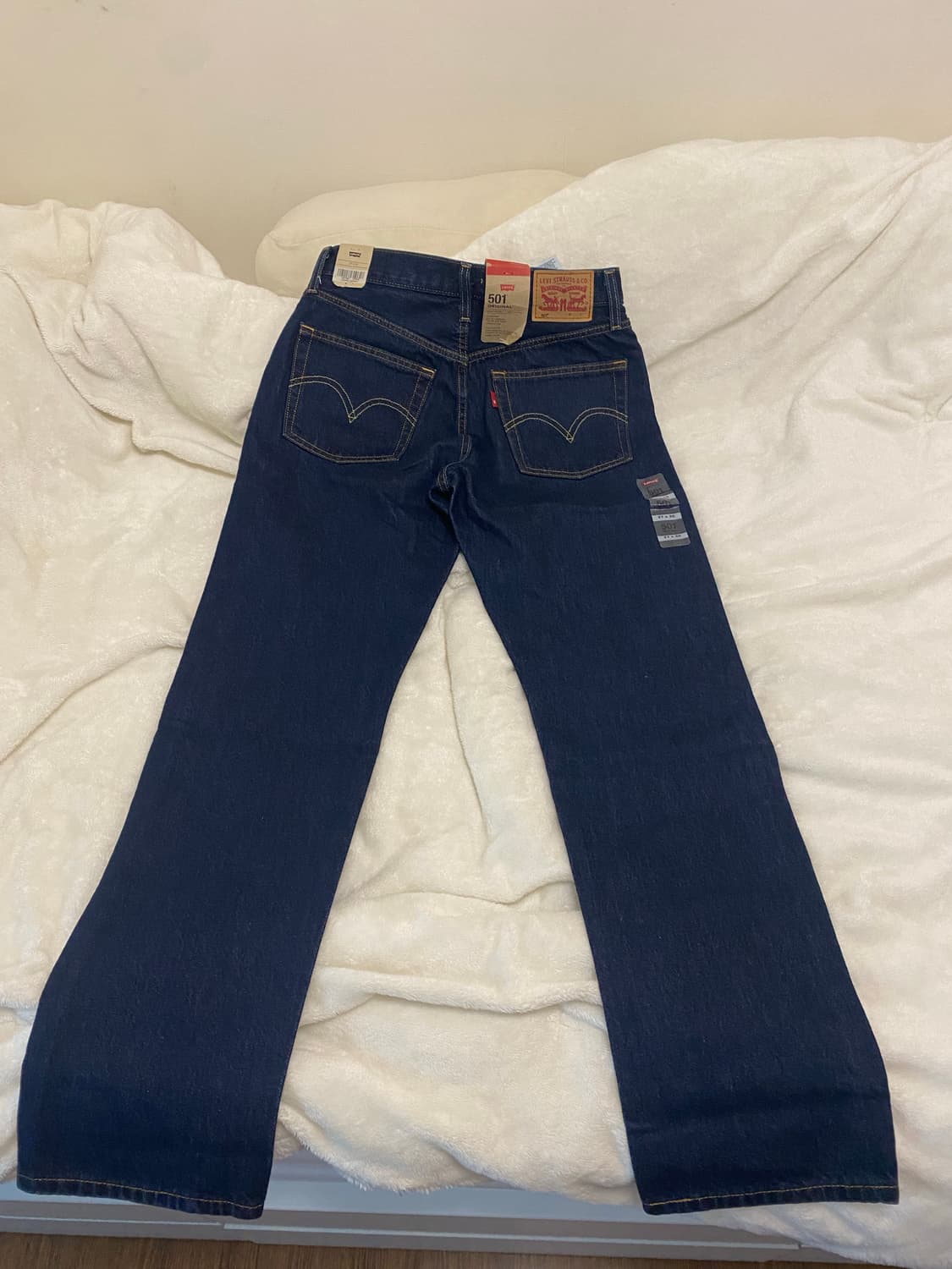 새상품) 리바이스 501 오리지널 진청 27 x30 상품이미지3