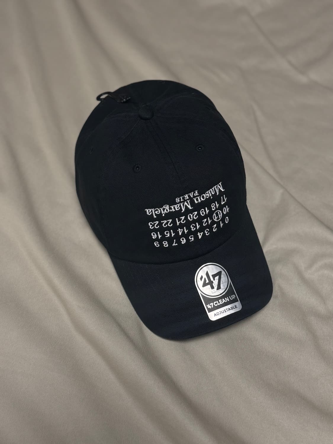 nptsss 마르지엘라 볼캡 블랙 상품이미지1