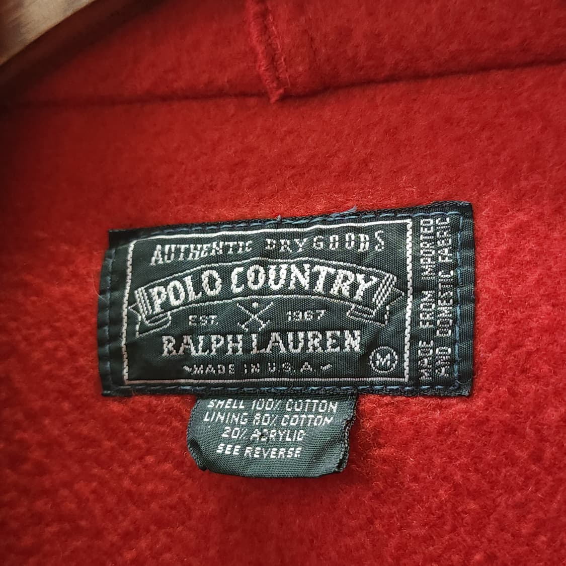 90s 폴로 컨트리 데님자켓 후드 레이어드 M 상품이미지6