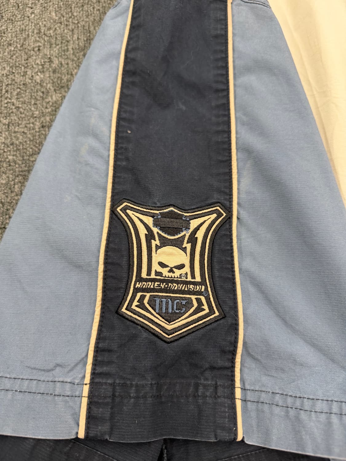 3XL)할리데이비슨 빈티지 패치자수 반팔 셔츠 상품이미지4