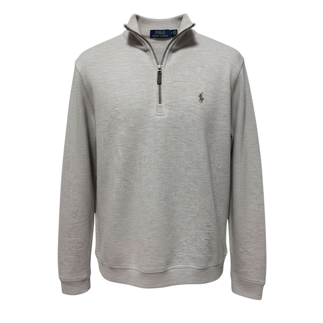 신형 폴로 랄프로렌 오트밀 반집업 니트 상품이미지2