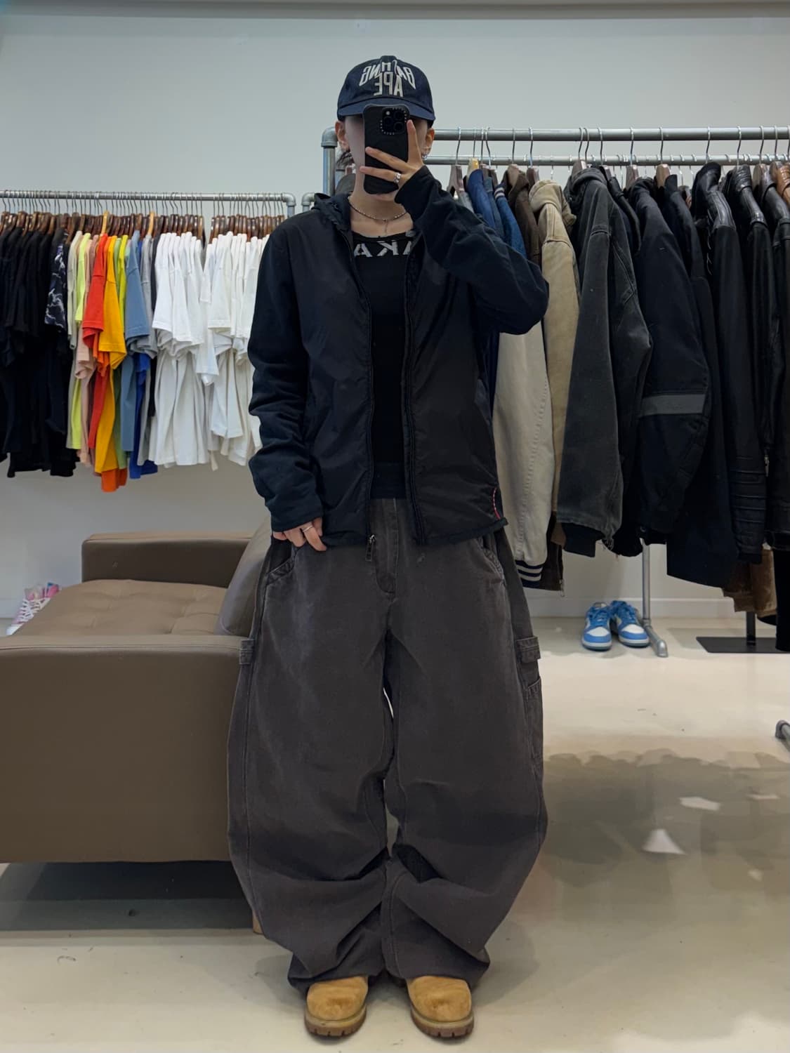 프라다 하이브리드 후드 자켓 상품이미지8