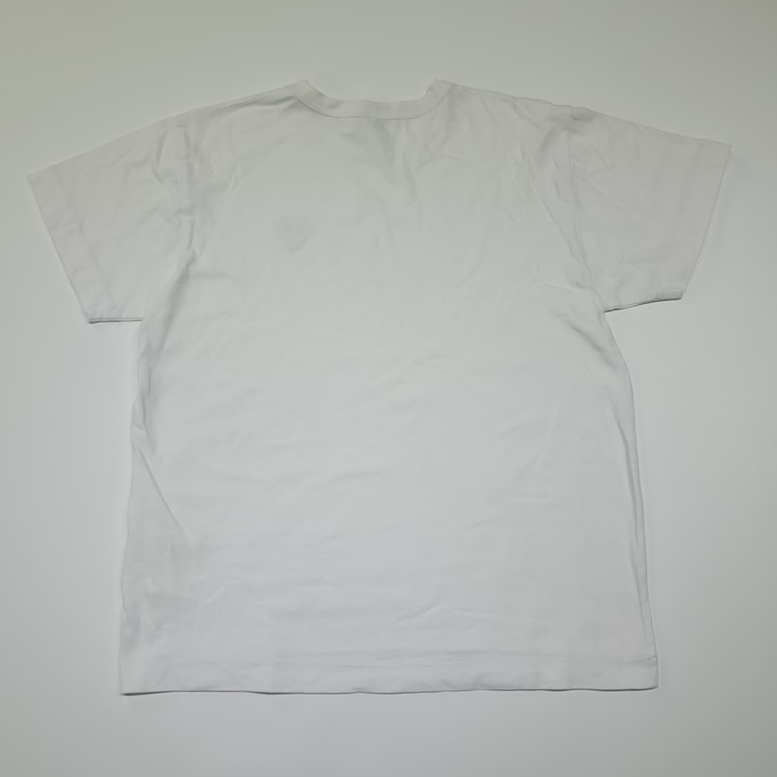 CK115 L 꼼데가르송 일본판 골드하트 화이트 티셔츠 반팔 상품이미지7