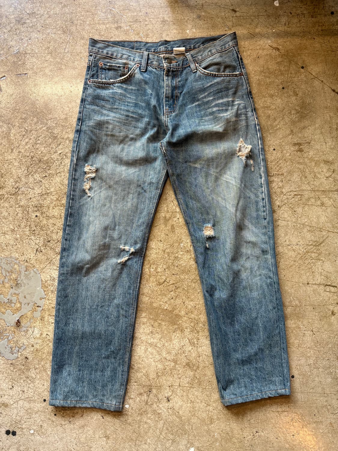 00s 리바이스 디스트로이드 워싱 데님 상품이미지2