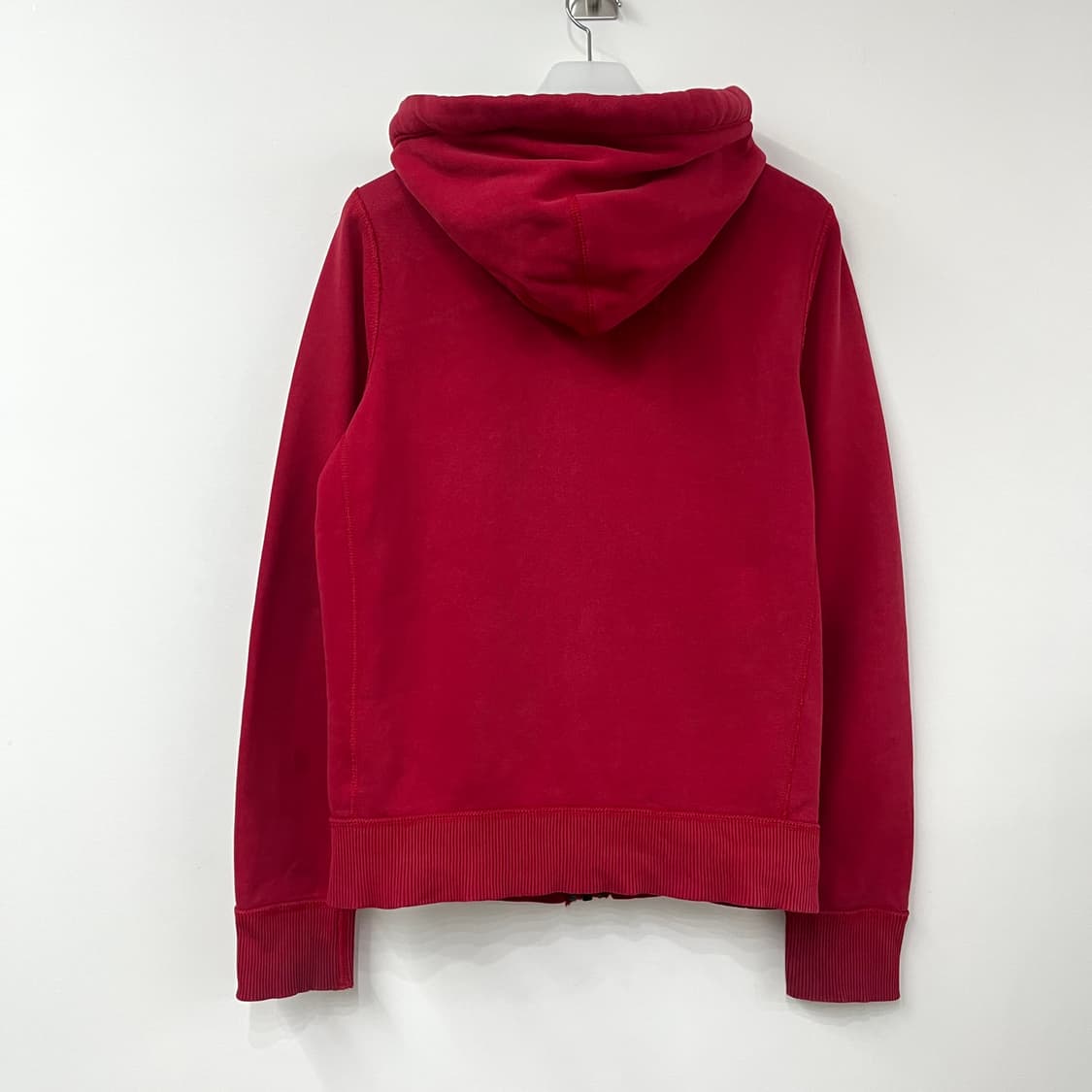 아베크롬비 자수로고 레드 후드집업 상품이미지3